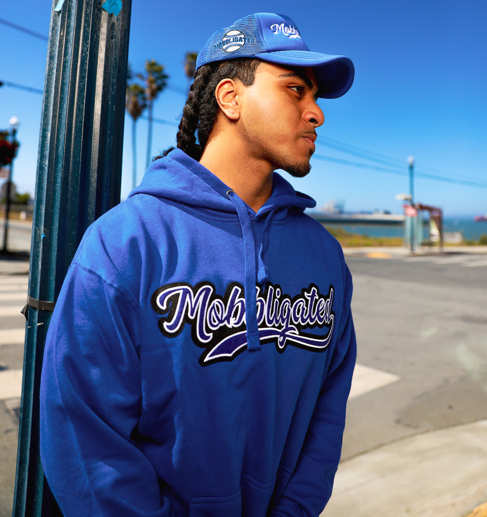 Blue Mobbligated Hoodie
