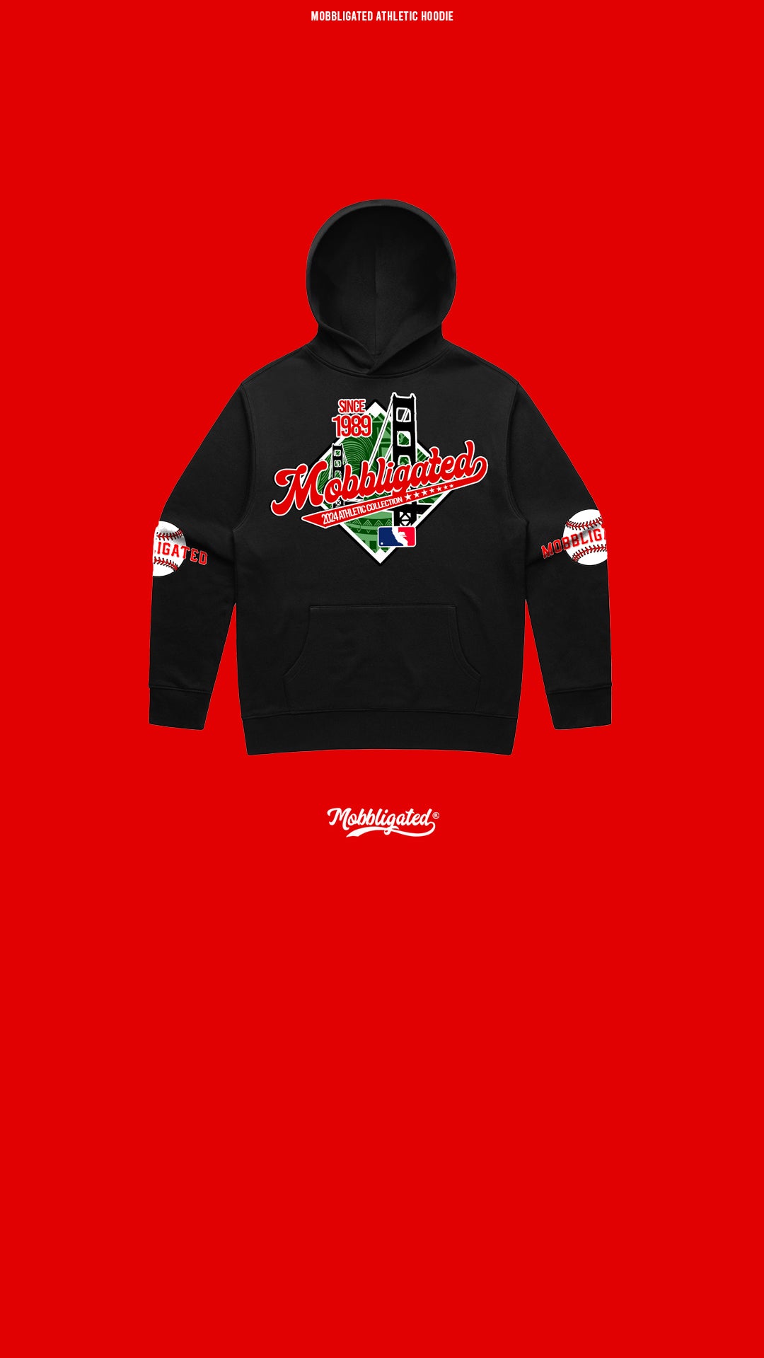 Mobbligated Athletics Baseball Hoodie
