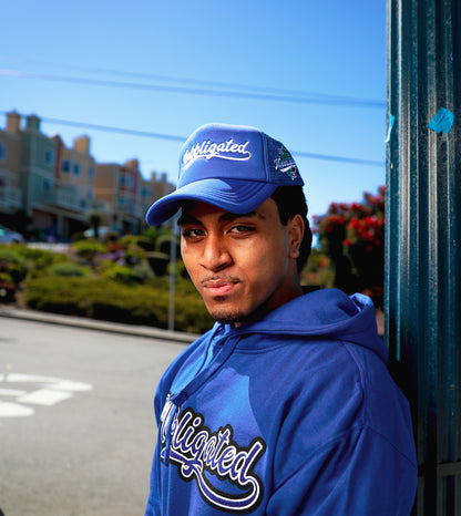 Blue Mobbligated Hoodie